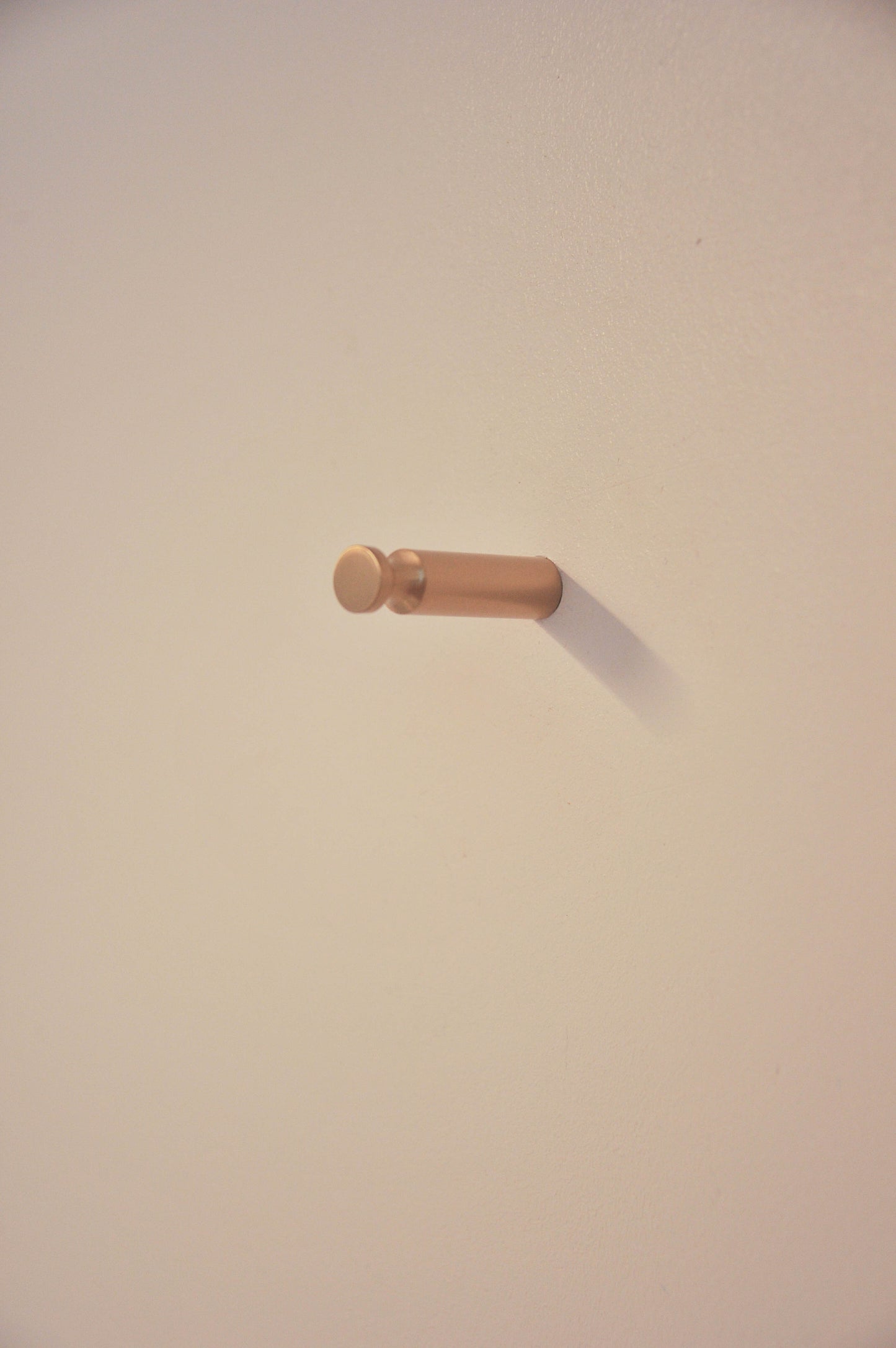 Core Brass Cylinder Minimal Wall Hanger (Set of 2)