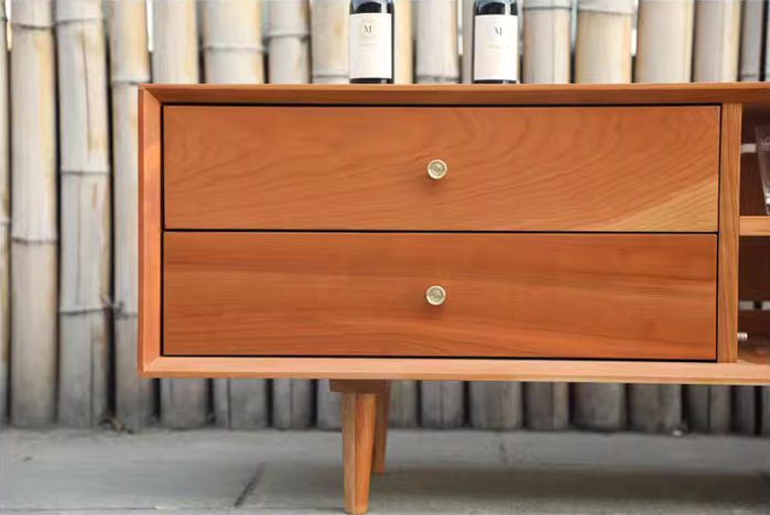 Dot Brass Button Knob (Set of 2)