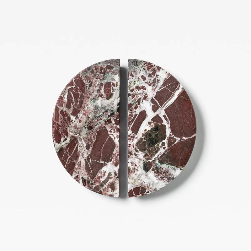 Cosmo Collection Natural Marble Handle - Circular 165x80mm