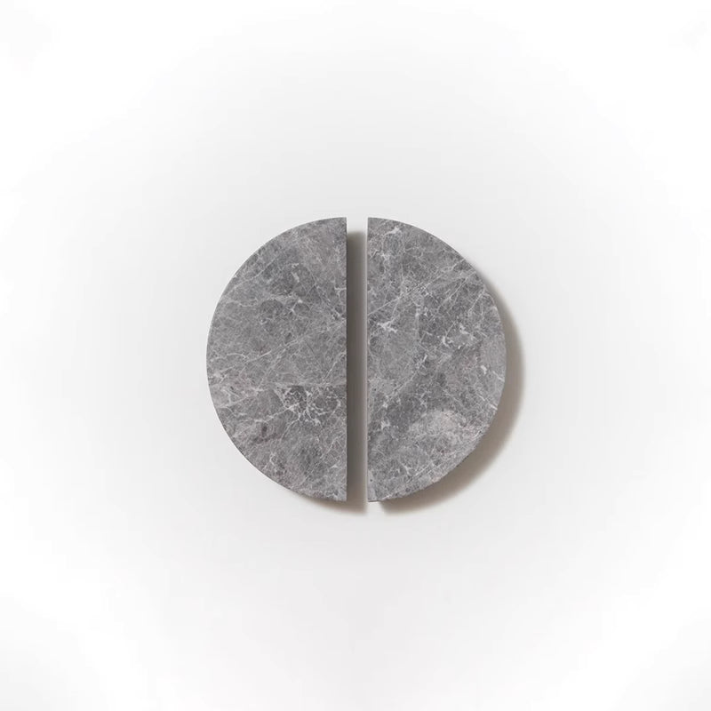 Cosmo Collection Natural Marble Handle - Circular 165x80mm