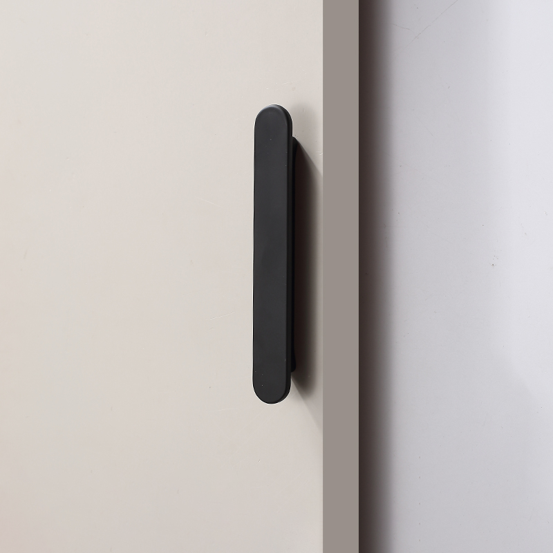 Lunar Collection Grip Single Pull Handle - Matt Black