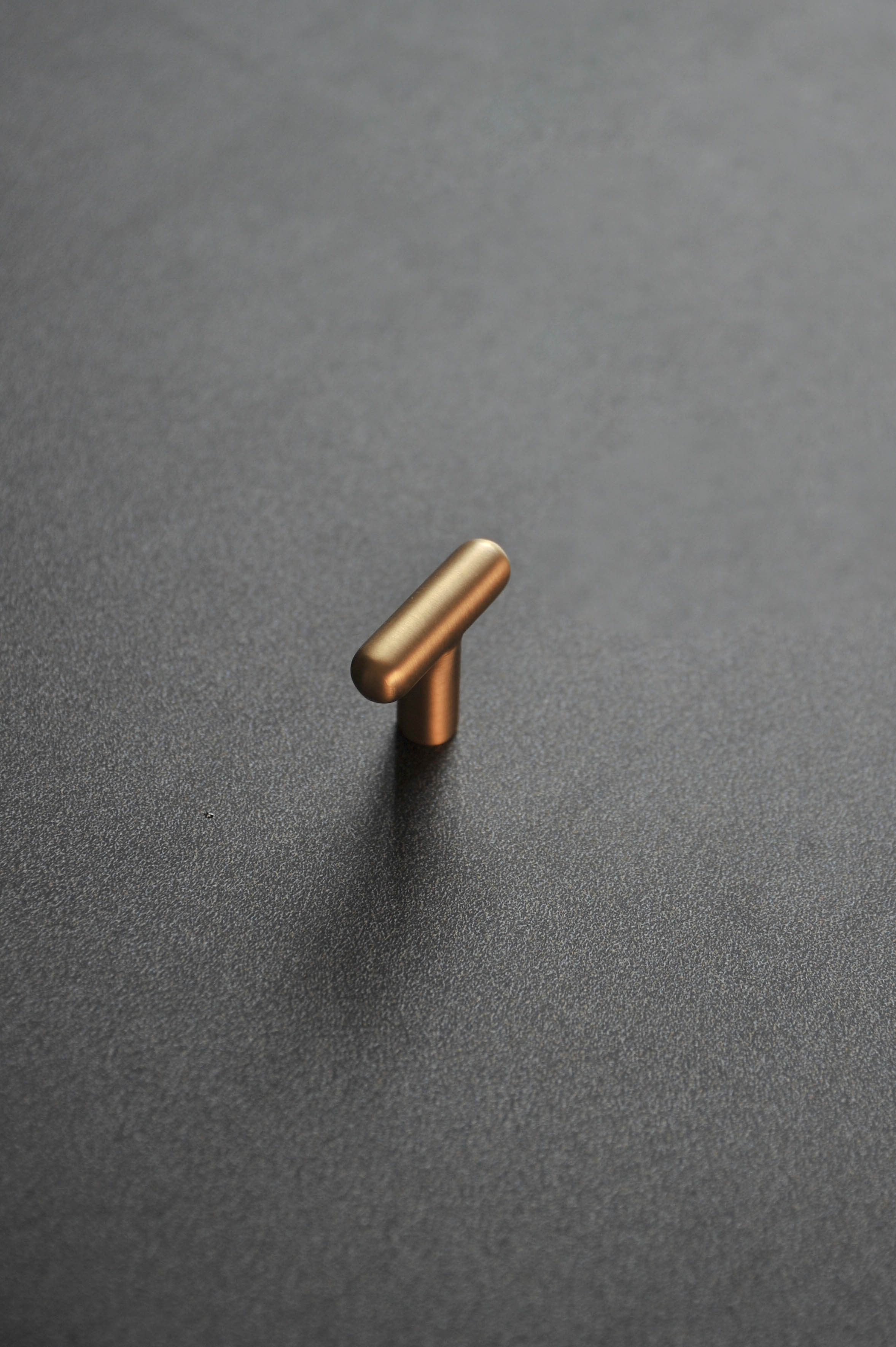 Calculus Rounded - Brass Furniture Knob Handle (Set of 2)