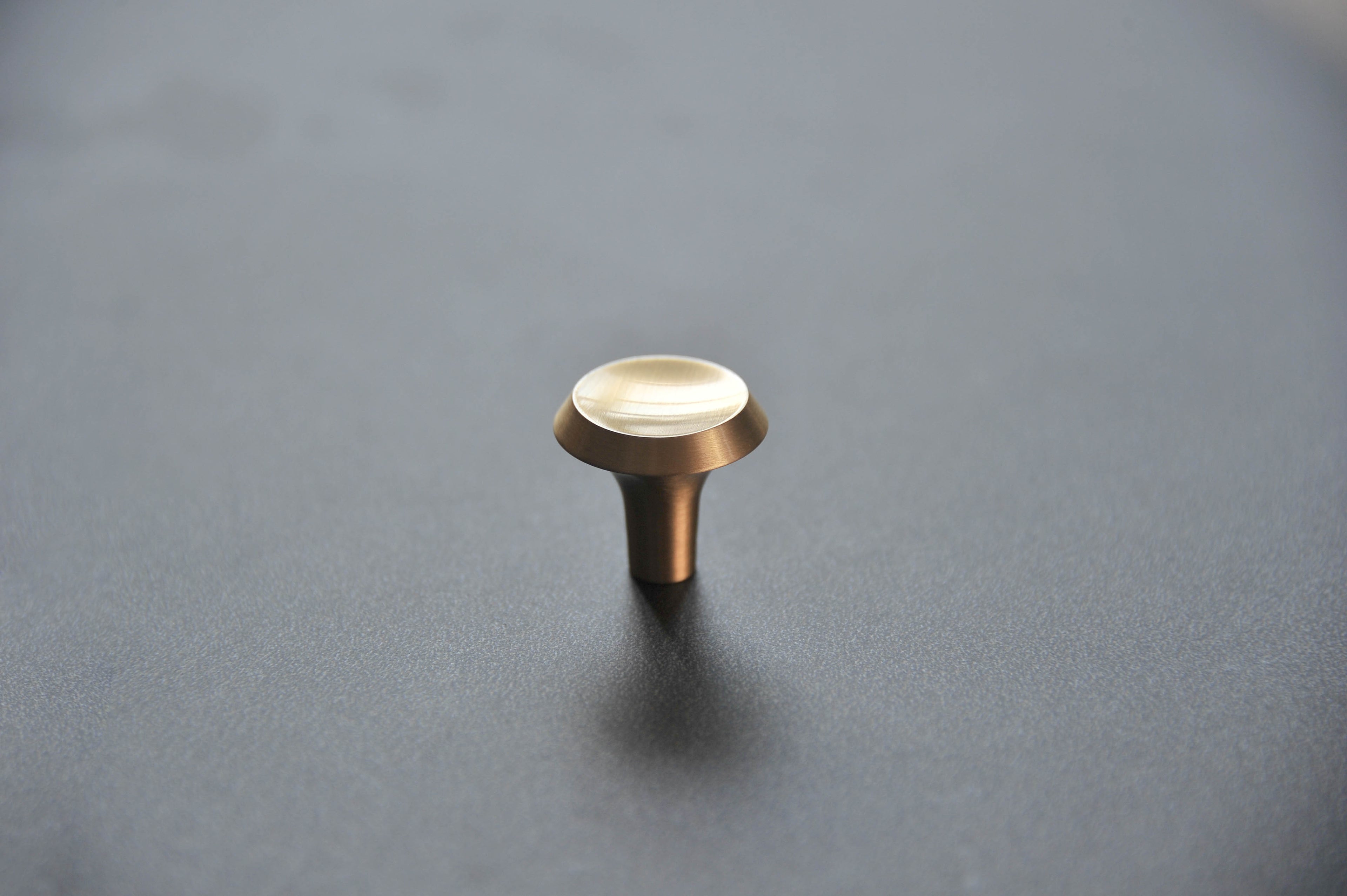 Core Spin - Brass Furniture Pull Handle (Set of 2)