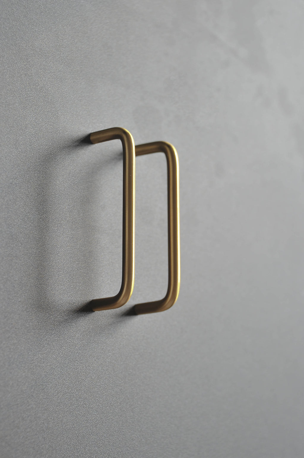 Core Slim - Brass Furniture Pull Handle (Set of 2)