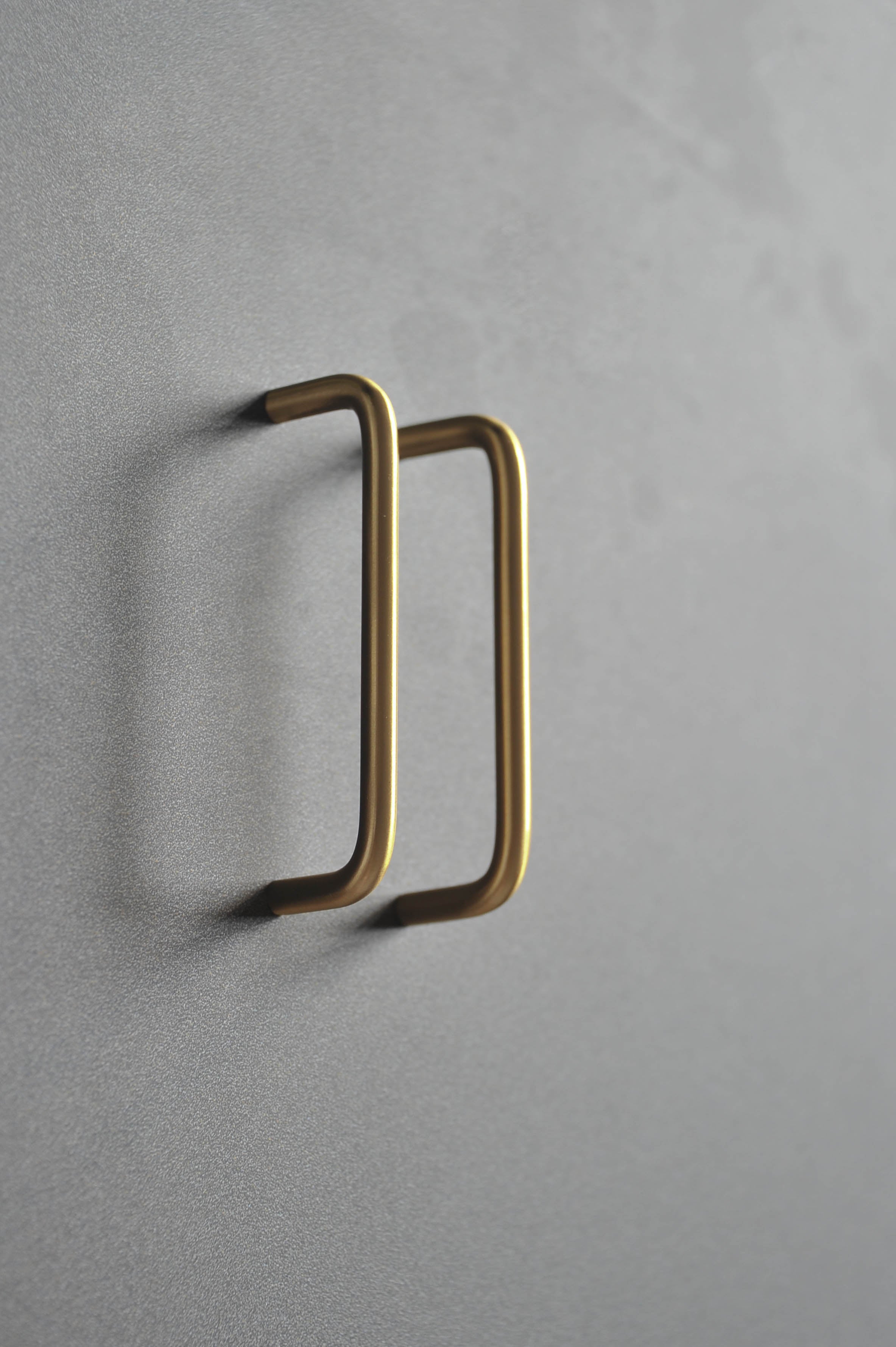 Core Slim - Brass Furniture Pull Handle (Set of 2)