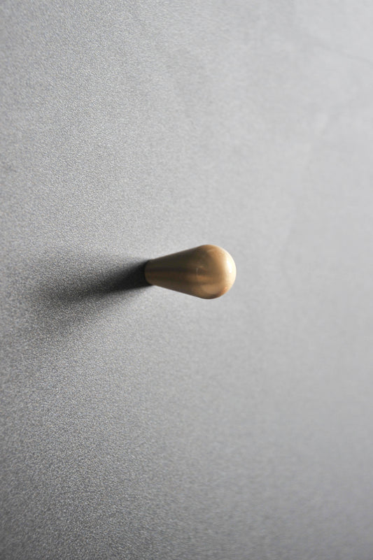 Core Drop - Brass Furniture Handle Knob (Set of 2)