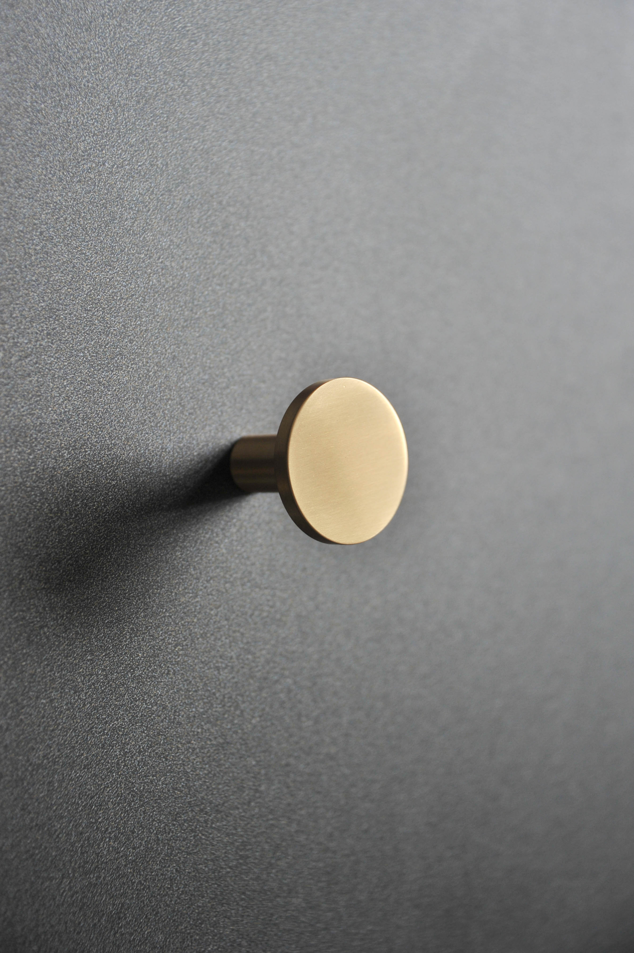 Core Disc - Brass Furniture Pull Handle (Set of 2)