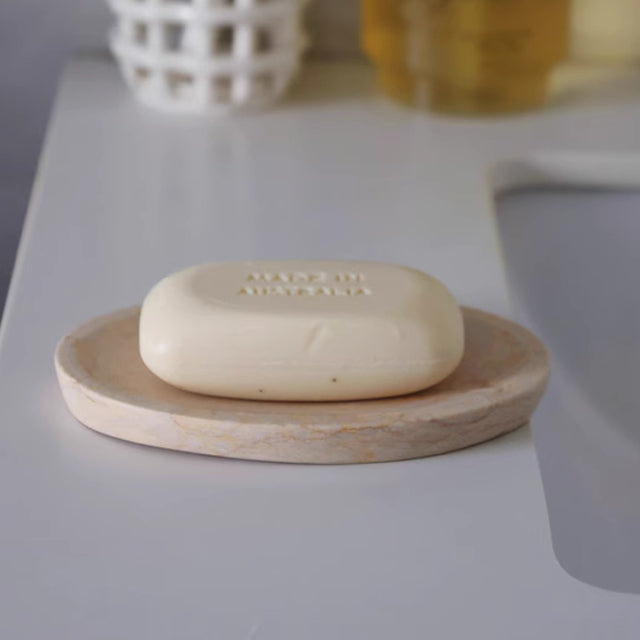 Bloom Oval Marble Soap Dish