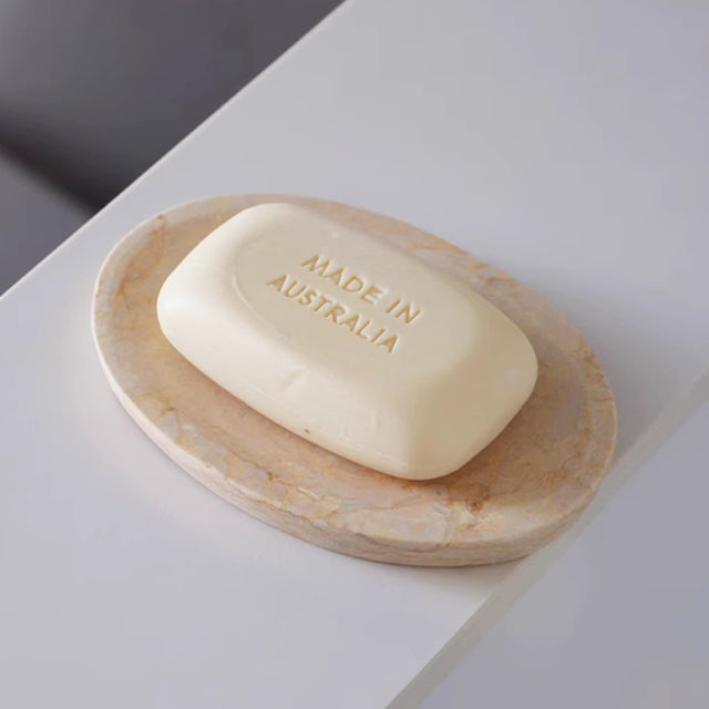 Bloom Oval Marble Soap Dish