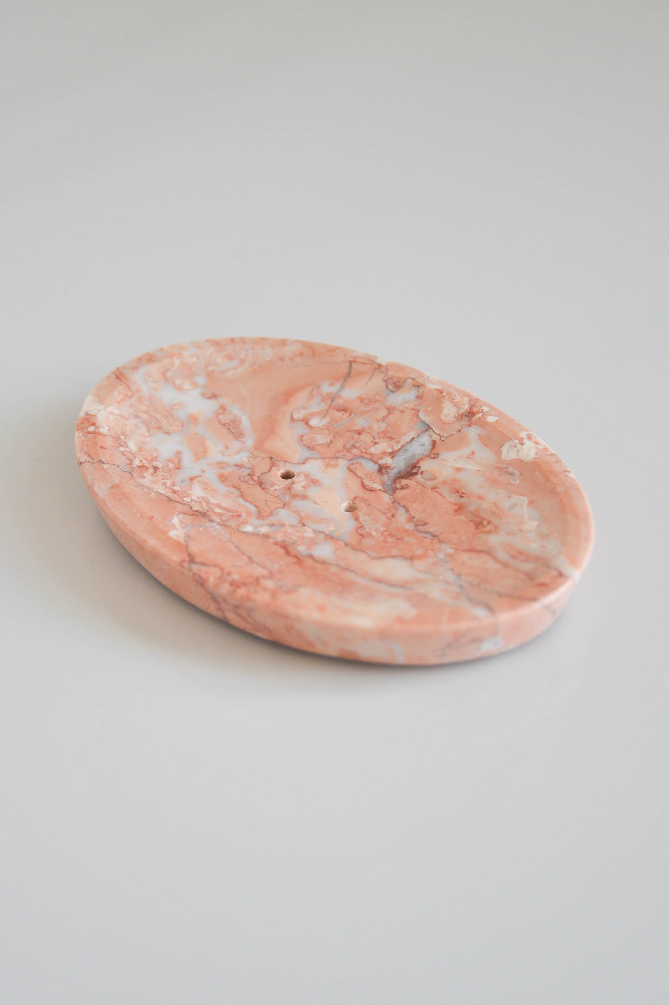 Bloom Oval Marble Soap Dish