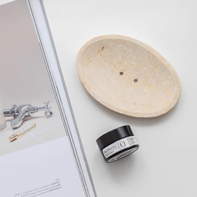 Bloom Oval Marble Soap Dish