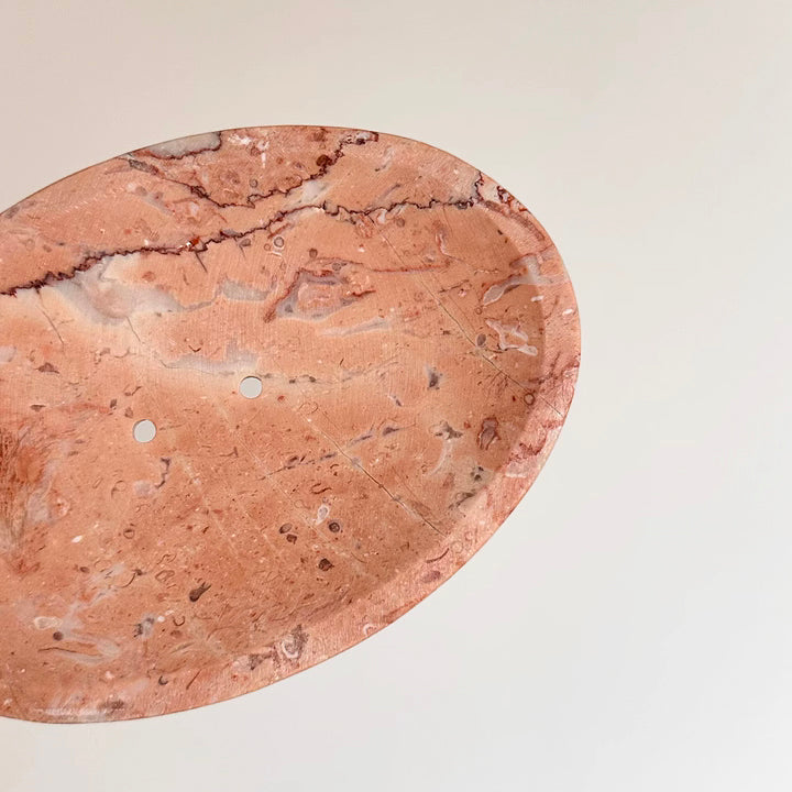 Bloom Oval Marble Soap Dish