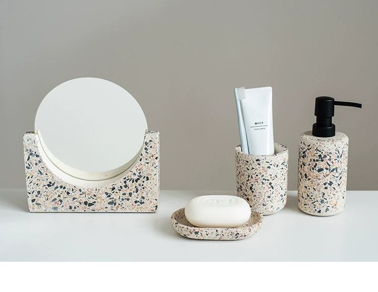 Stratum Minimalist Terrazzo Vanity Collection
