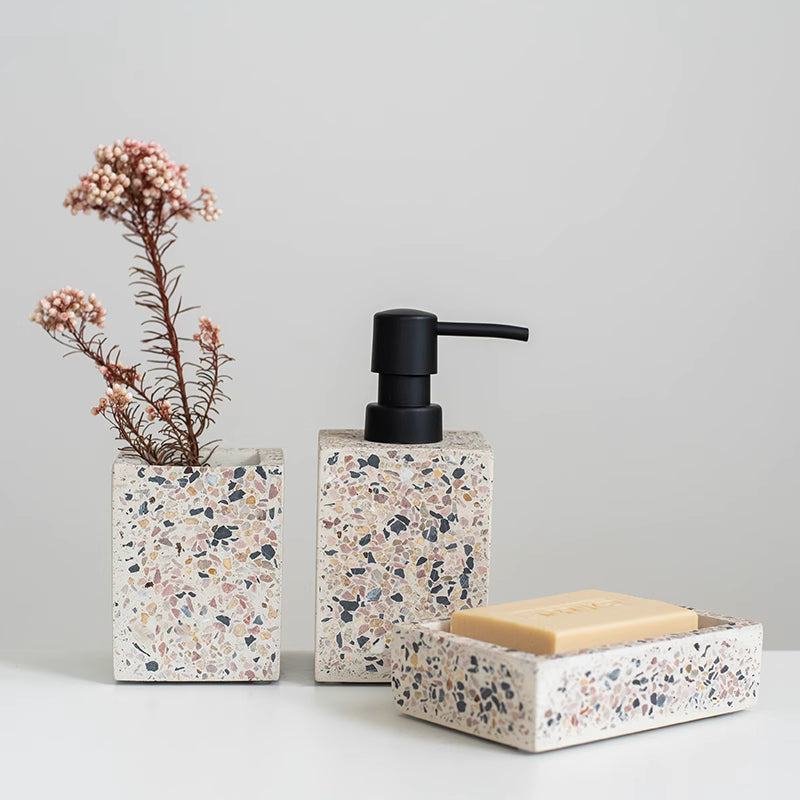Stratum Minimalist Terrazzo Vanity Collection