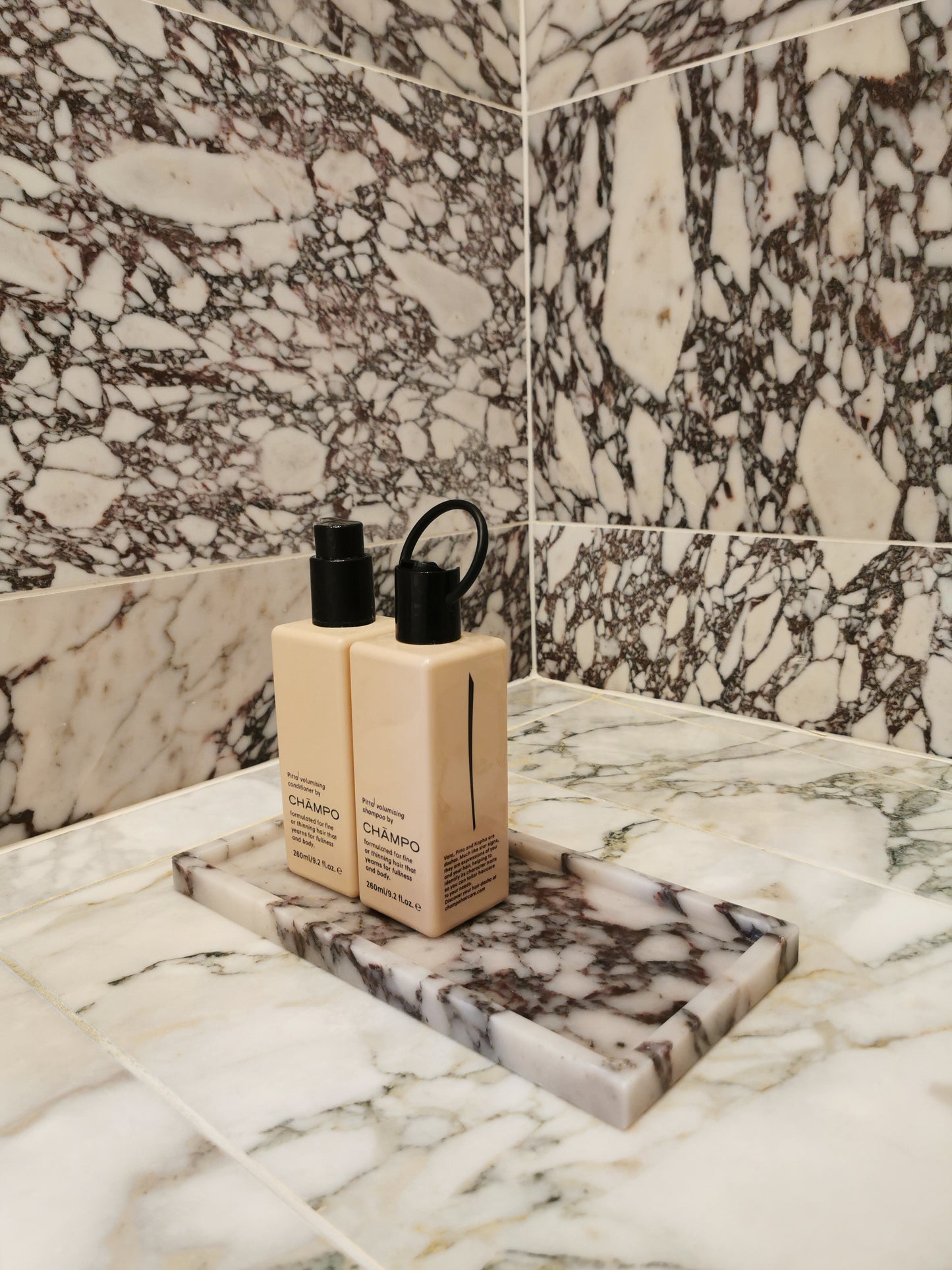 Aura Rectangular Marble Tray