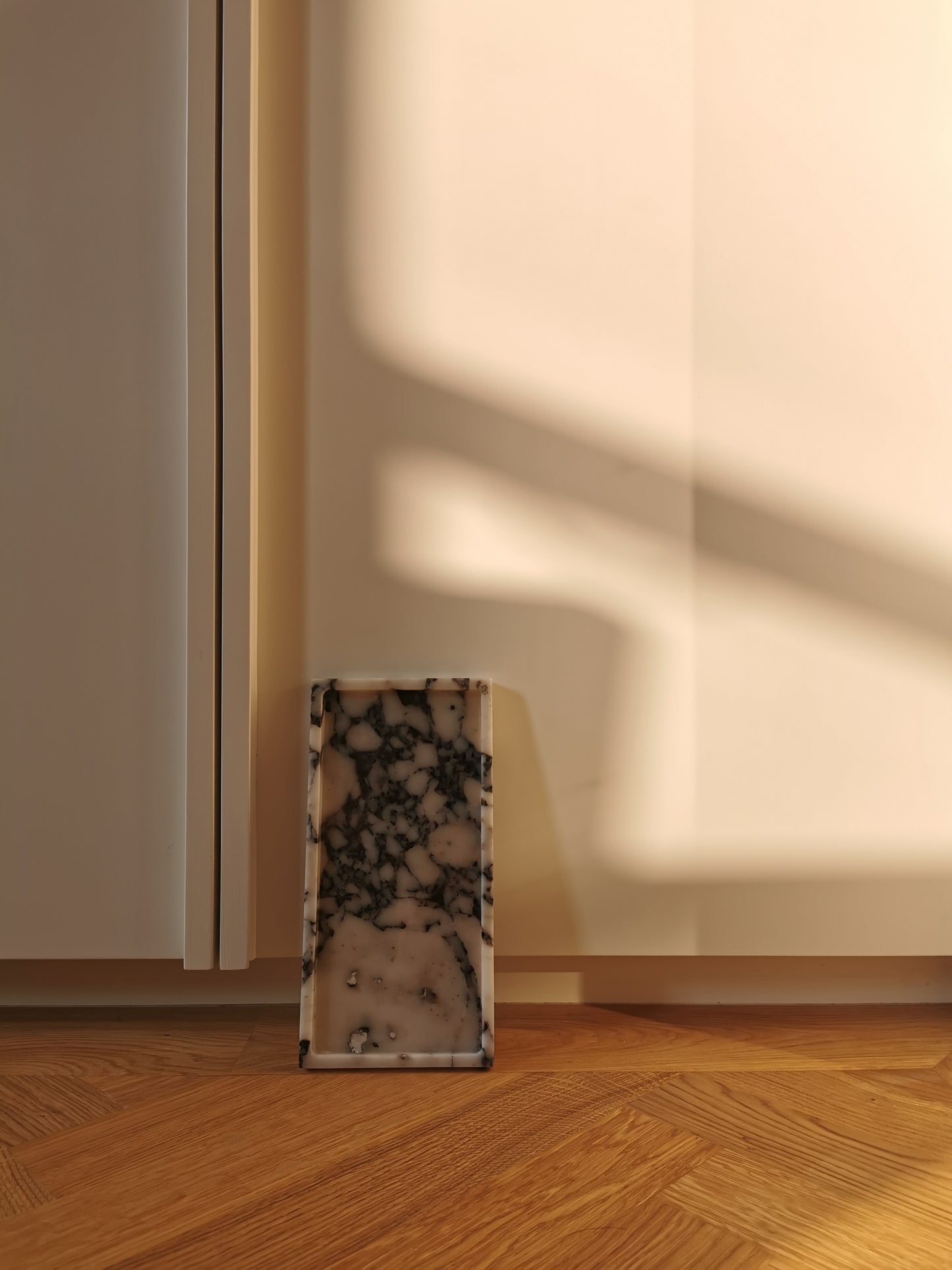 Aura Rectangular Marble Tray