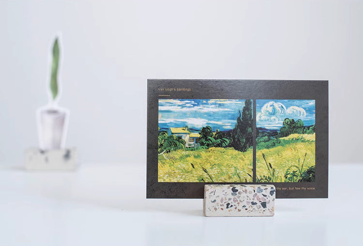 Vista Terrazzo Photo & Name Card Display Stand