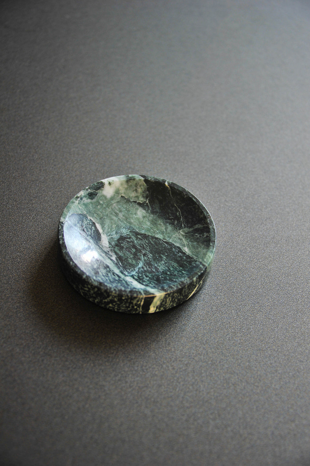 Serene Rounded Natural Marble Jewellery Tray