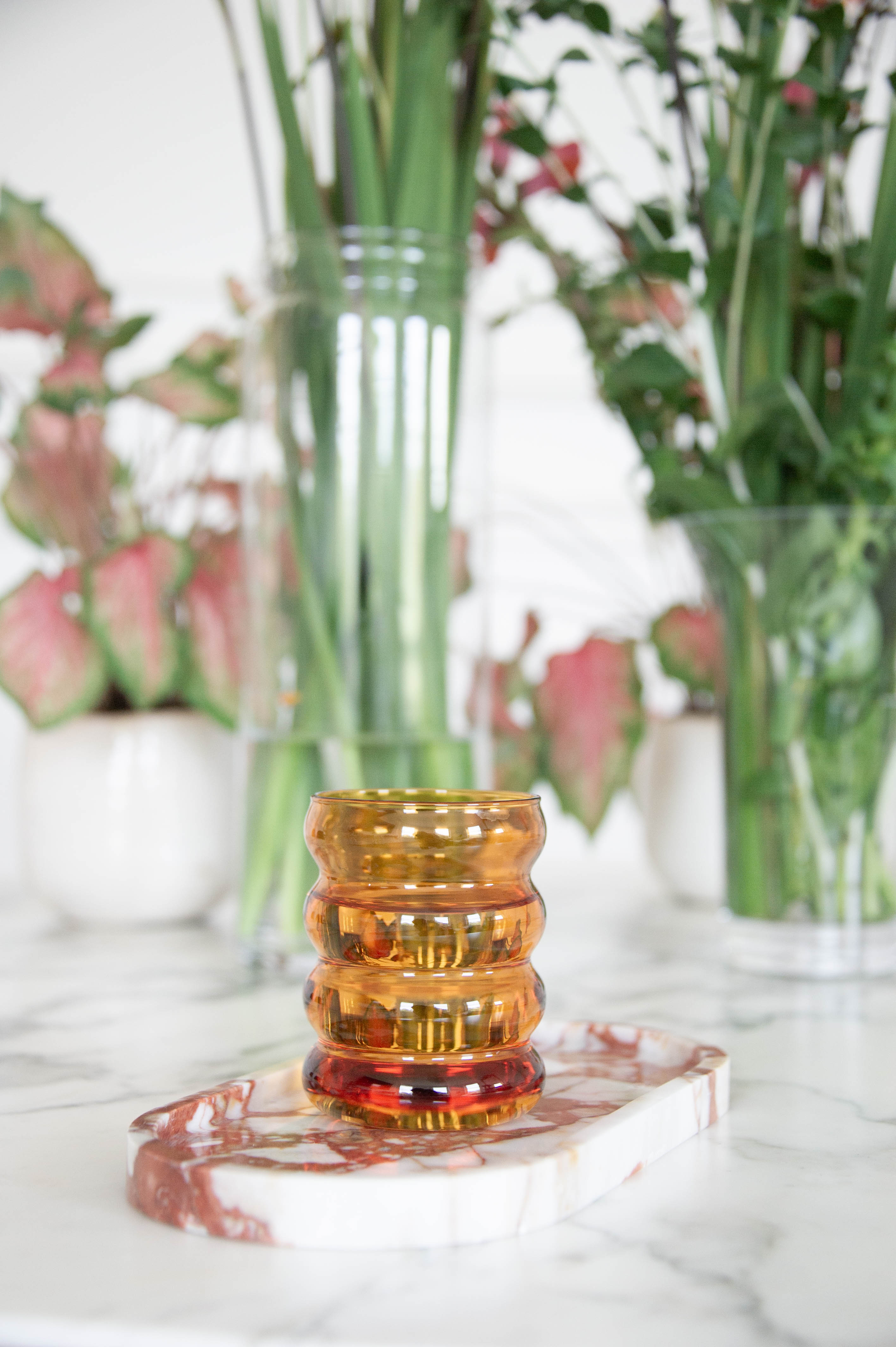 Echo Collection Swirl Glass - Single