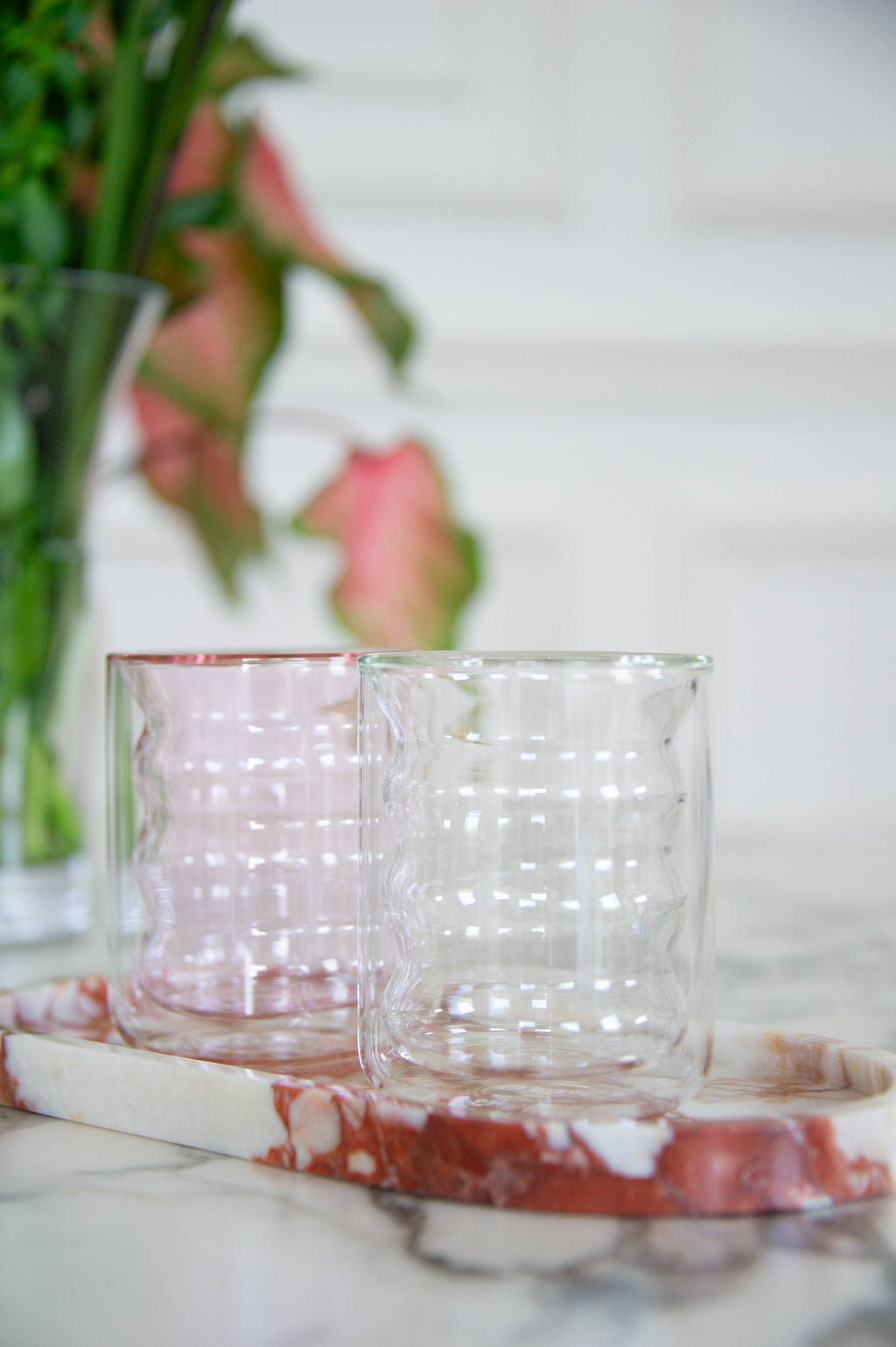 Echo Collection Swirl Glass - Double