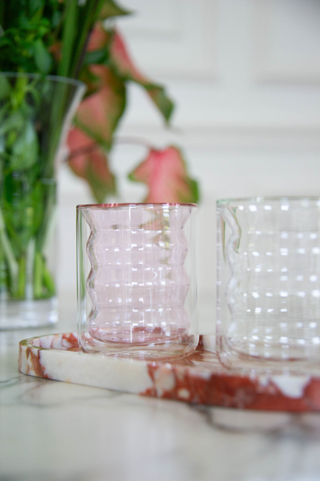 Echo Collection Swirl Glass - Double