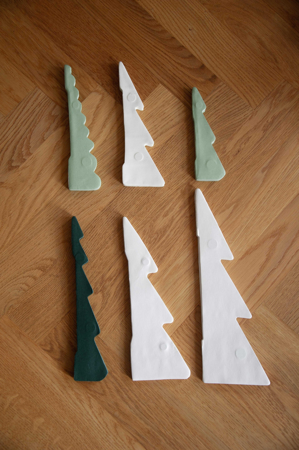 Origami Pine Forest Trees