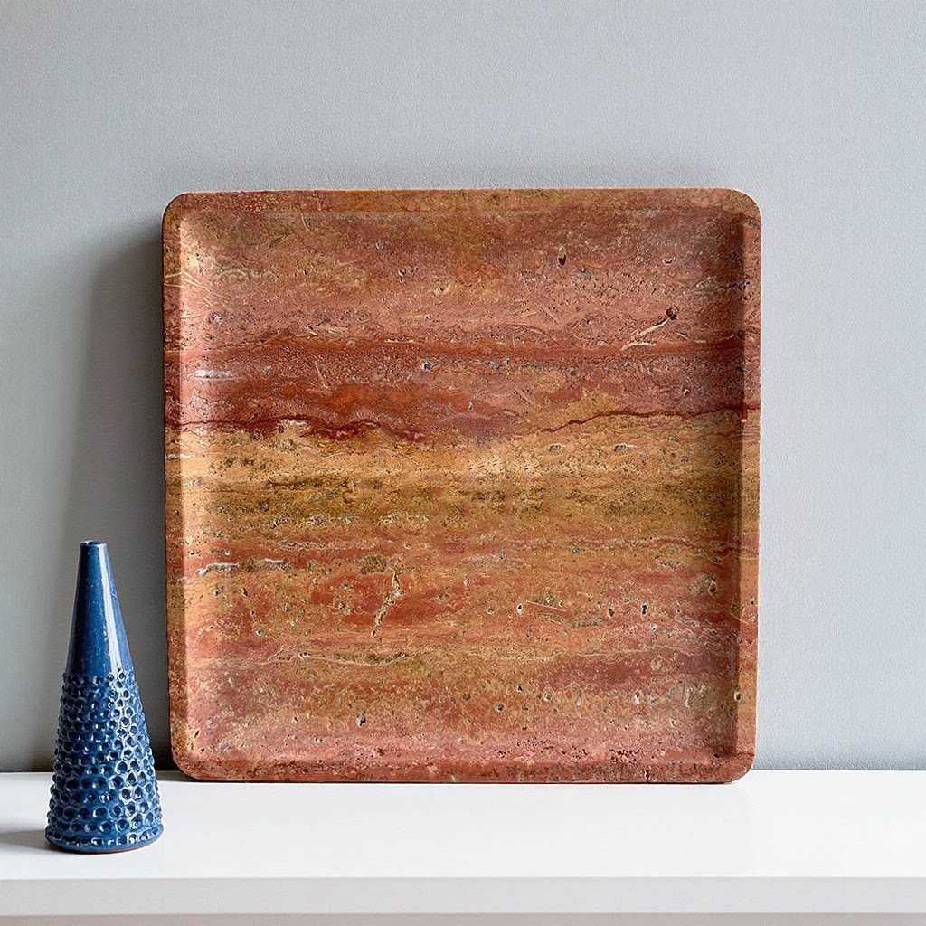 Terra Rossa Collection Square Jewellery Tray