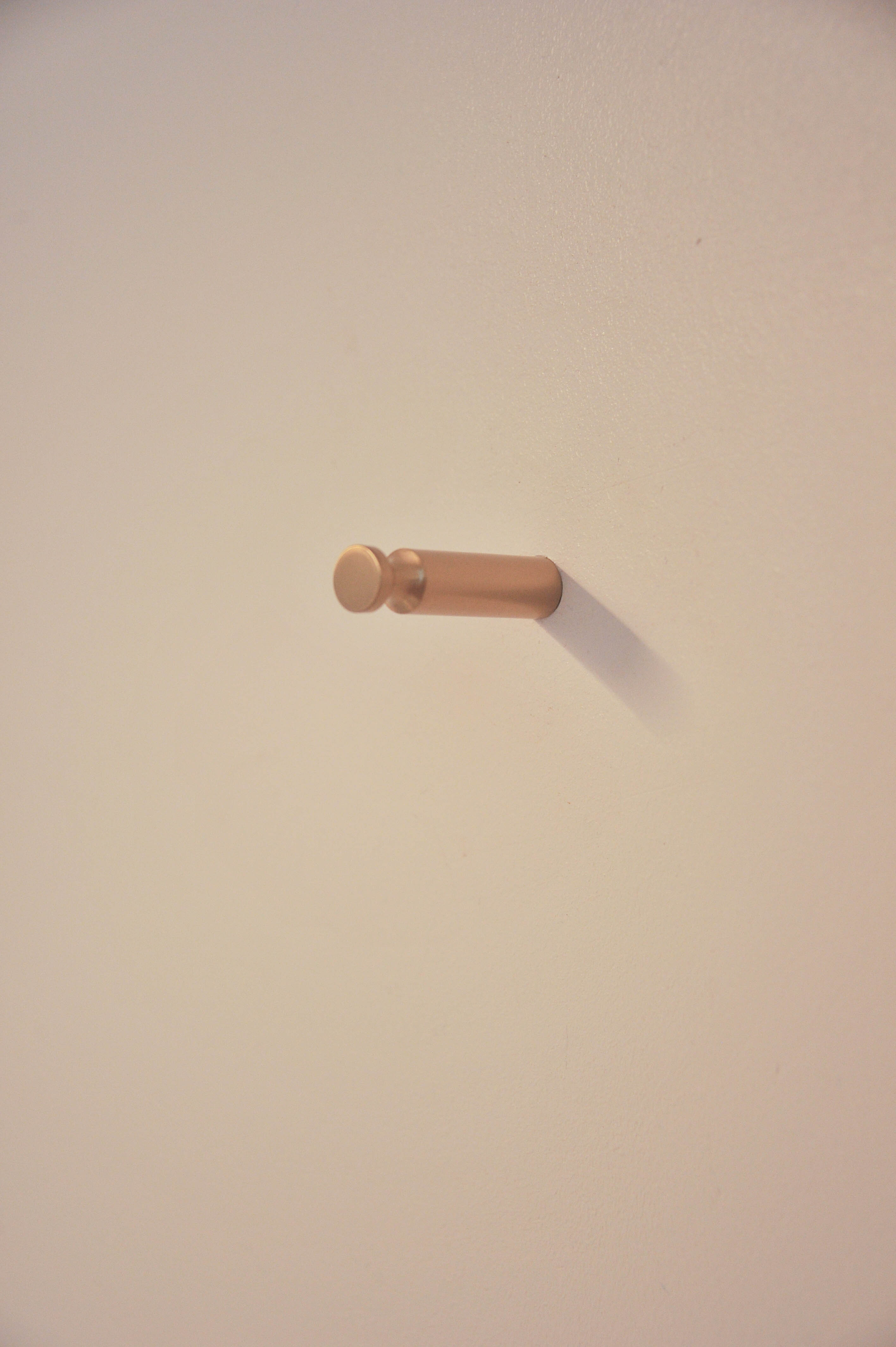 Core Brass Cylinder Minimal Wall Hanger (Set of 2)