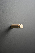 Core Brass Cylinder Minimal Wall Hanger (Set of 2)