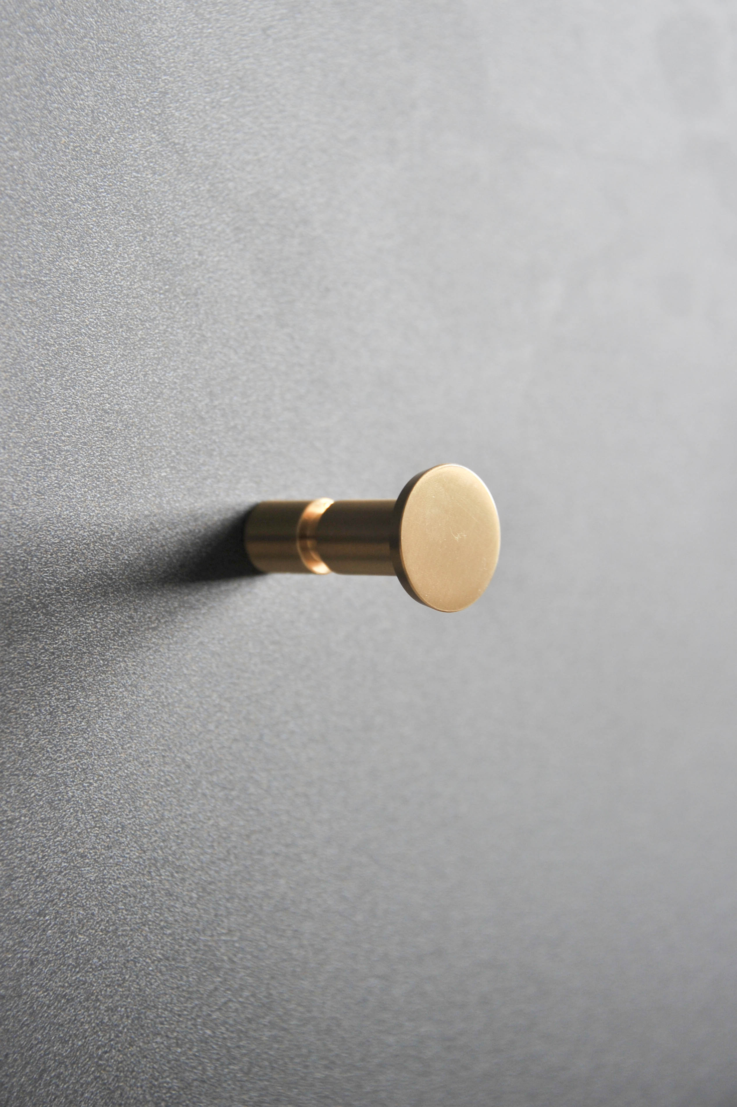 Art DECO Minimalist - Brass Wall Hanger Knob Handle (Set of 2)