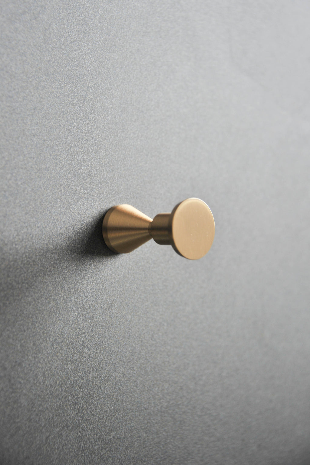 Art DECO Minimalist - Brass Wall Hanger Knob Handle (Set of 2)