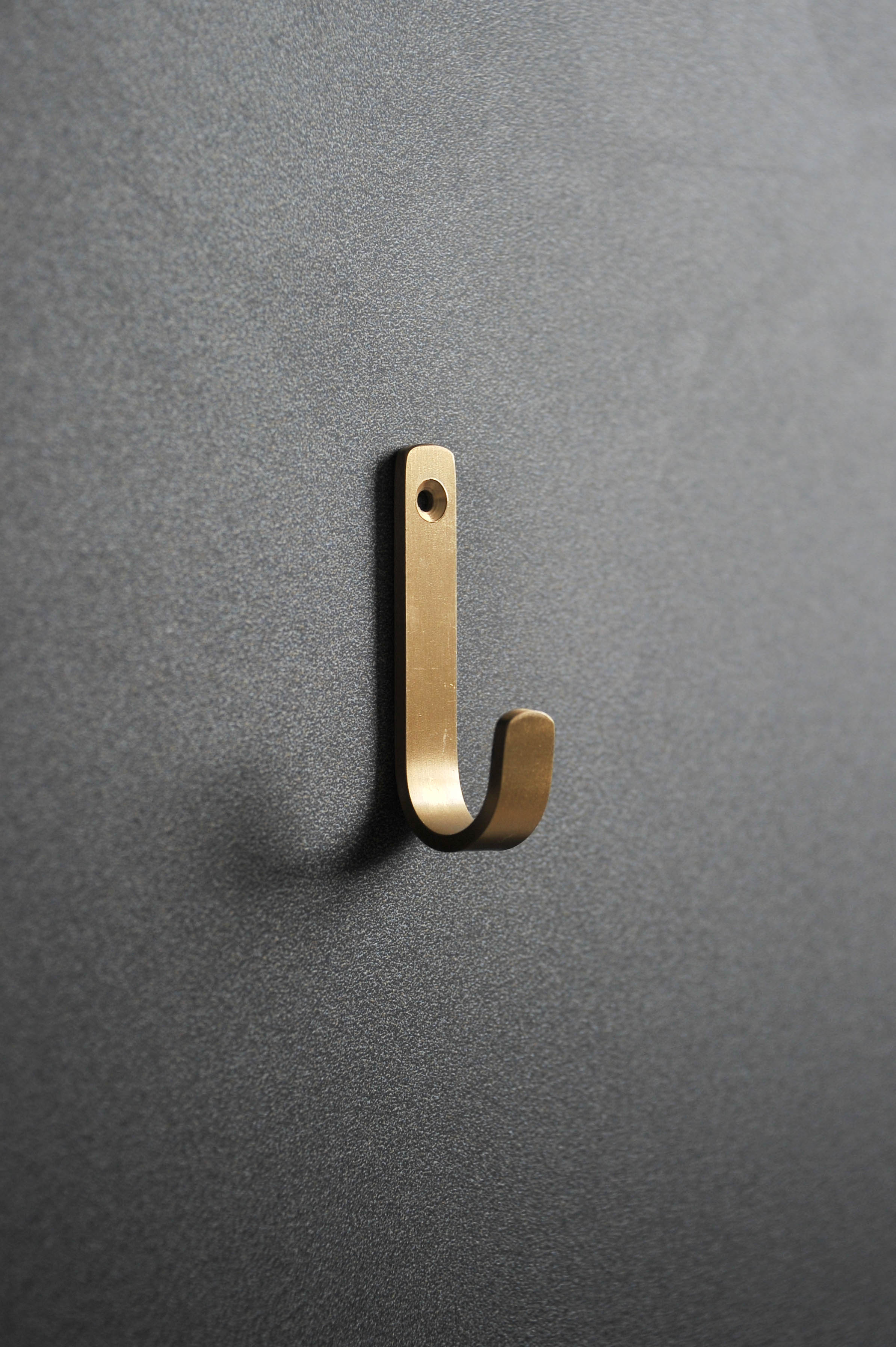 Core Minimalist - Brass Wall Hanging Hook (Set of 2)