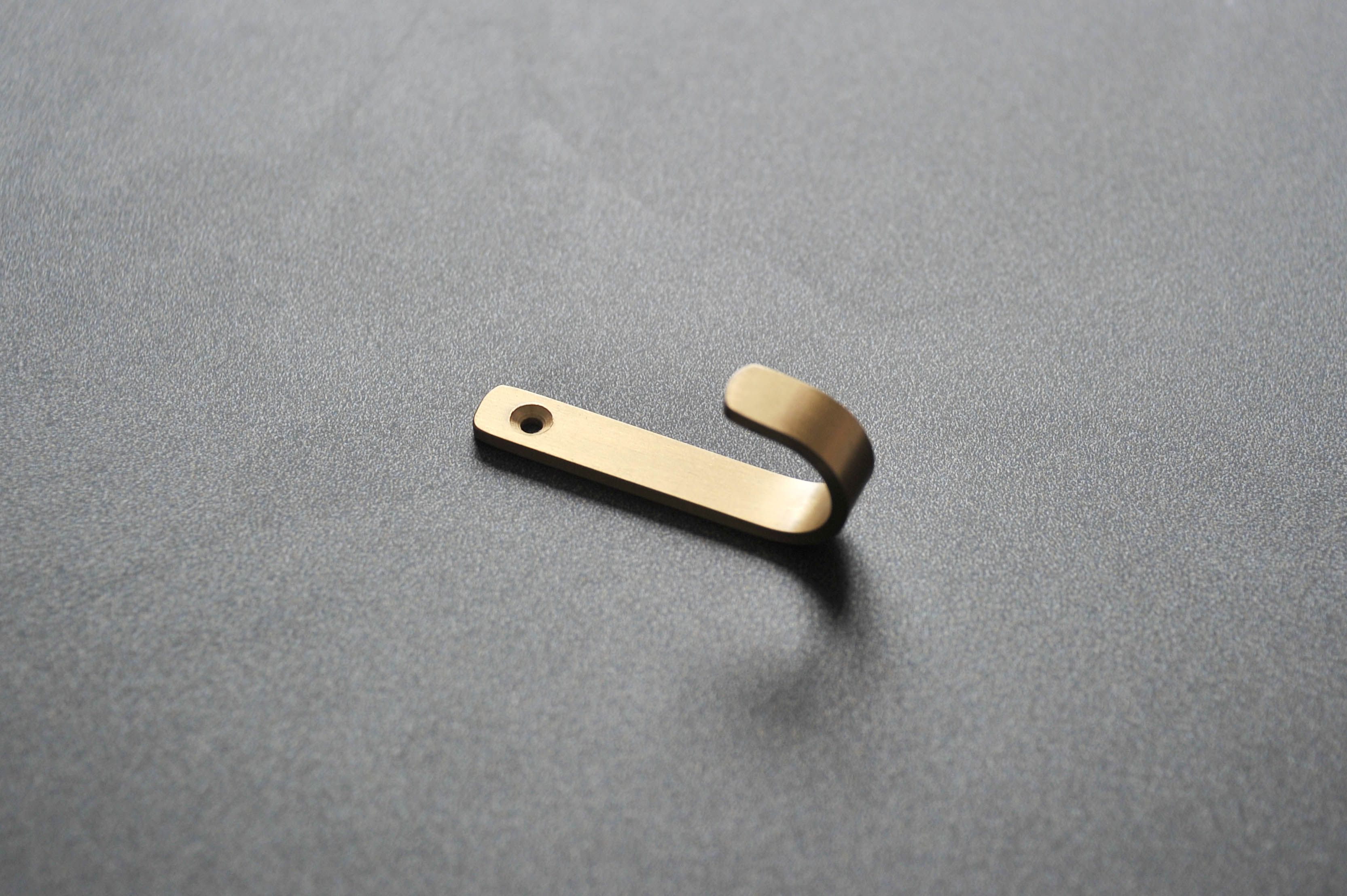 Core Minimalist - Brass Wall Hanging Hook (Set of 2)