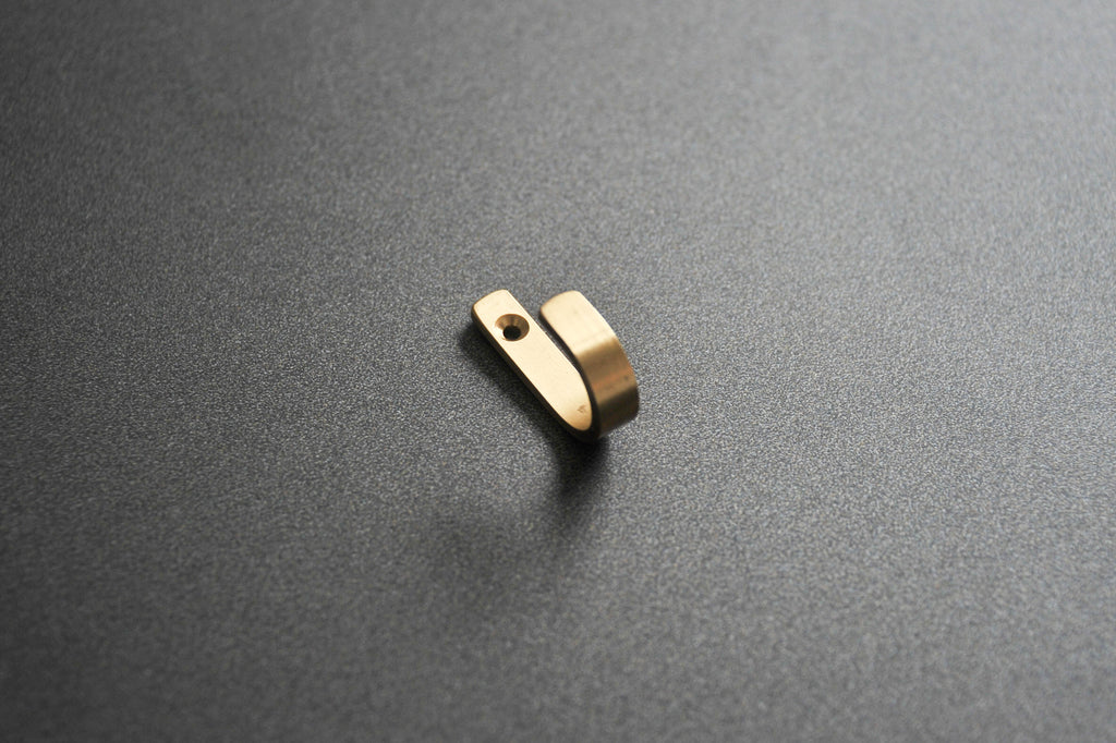 Core Minimalist - Brass Wall Hanging Hook (Set of 2)