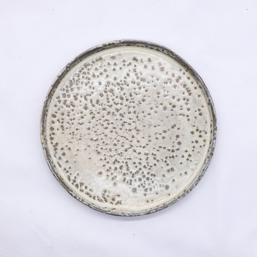 23 cm Saltfoam Stoneware Handmade Ceramic Dinner Plate