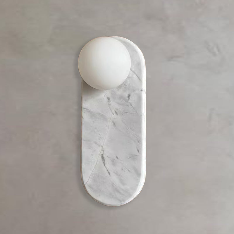 Terra Natural Marble Wall Sphere Light