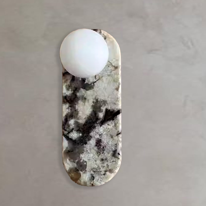 Terra Natural Marble Wall Sphere Light
