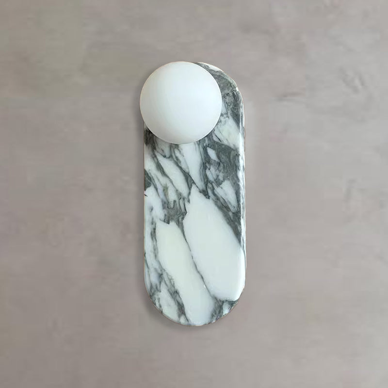 Terra Natural Marble Wall Sphere Light