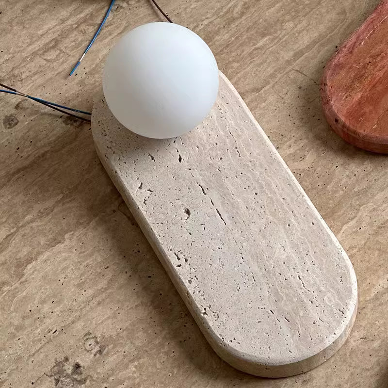 Terra Natural Marble Wall Sphere Light