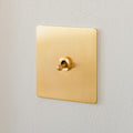 Horizon Brushed Brass Hidden Screw Switches