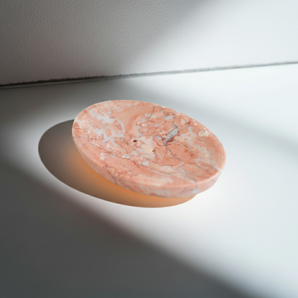 Bloom Oval Marble Soap Dish